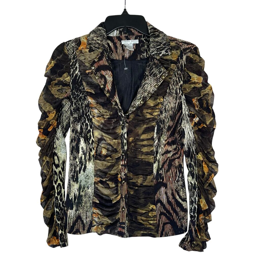 Alberto Makali Button Up Blazer - Picture 3 of 11